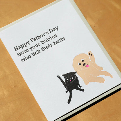 From the Fur Babies Father's Day Card
