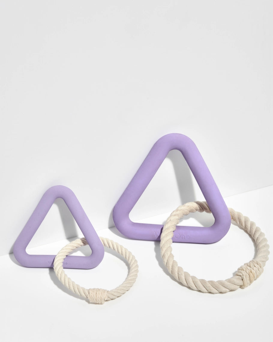 Lilac Triangle Tug Toy