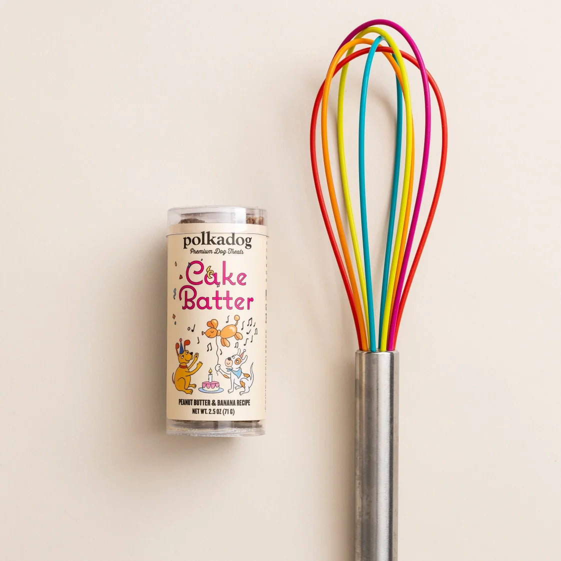 Cake Batter Polkadog Treat Mini Tubes