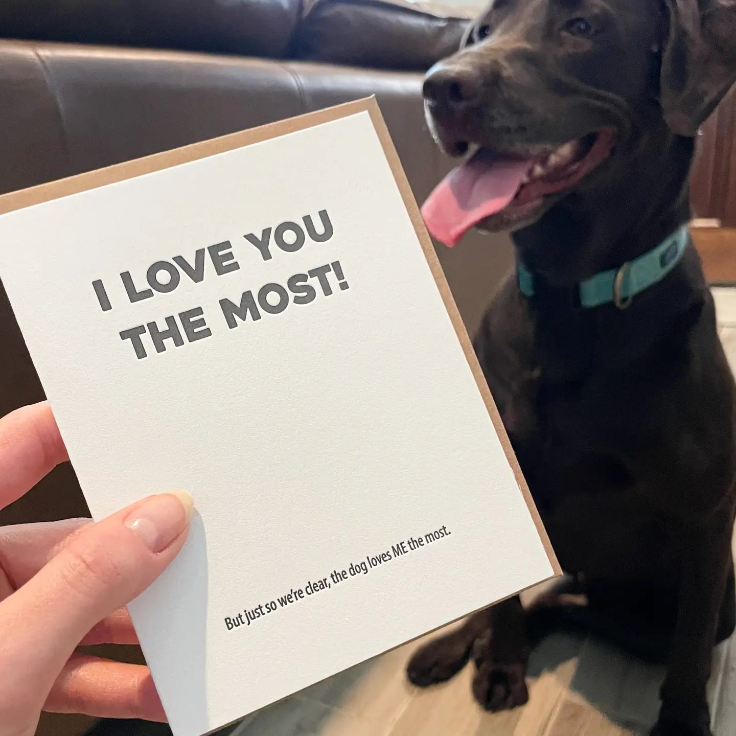 Love You Most Greeting Card