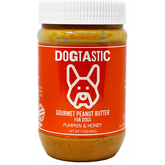 DOGTASTIC Peanut Butter for Dogs with Pumpkin and Honey