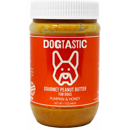 DOGTASTIC Peanut Butter For Dogs with Pumpkin and Honey