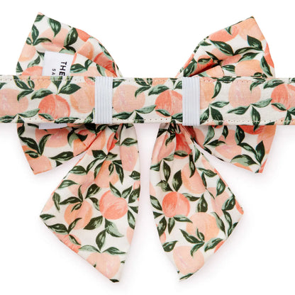 The Foggy Dog Peaches and Cream Pet Sailor Bow