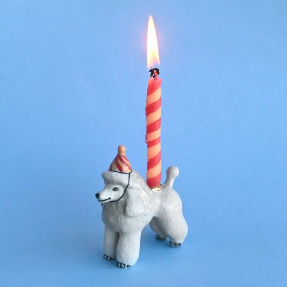 Poodle Porcelain Cake Topper