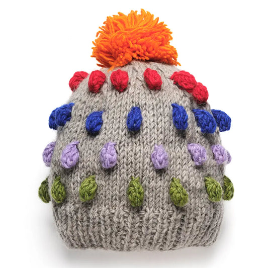 PomPom Knitted Beanie Hat by Love Thy Beast