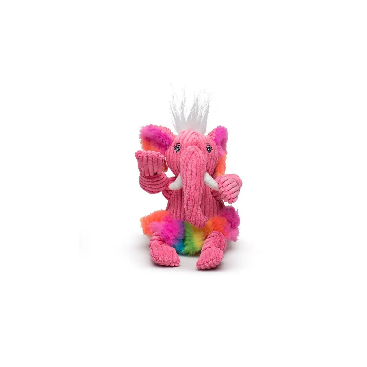 Rainbow Elephant Knottie Dog Toy