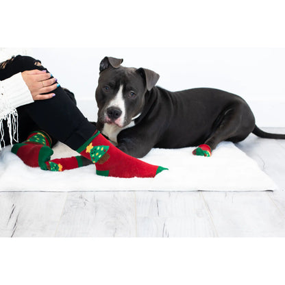 Person/Pet Matching Xmas Tree Socks