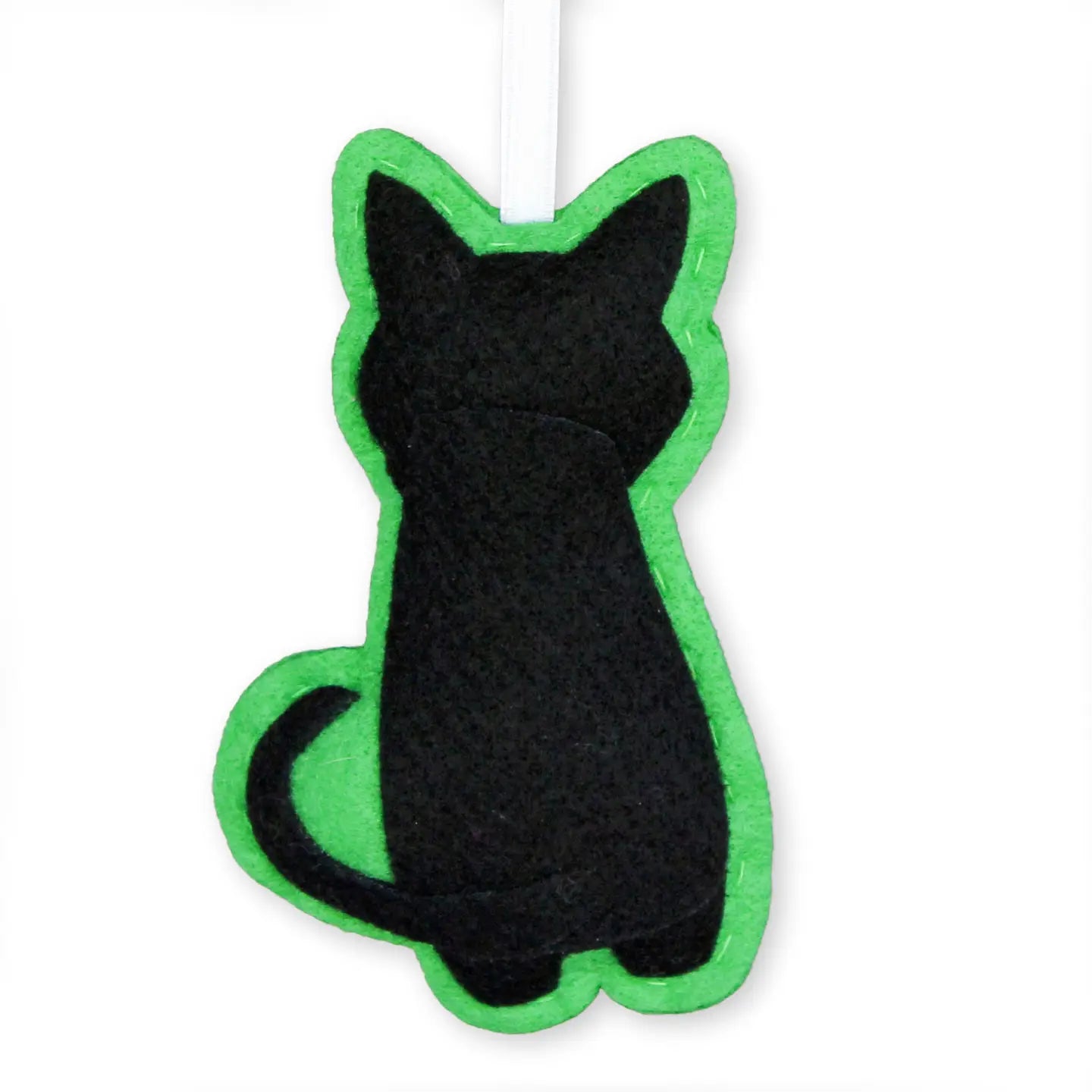 Little World Of Beasts Felted Ornaments: Tas the Black Cat