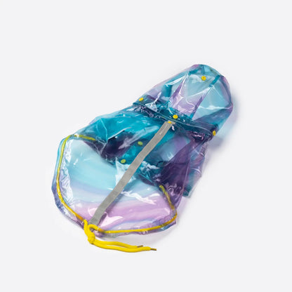 Puddle Splash Translucent Raincoat for Medium to Large Dogs