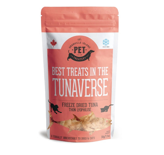 Best Treats in the Tunaverse! Freeze-Dried Tuna Flakes for Cats and Dogs