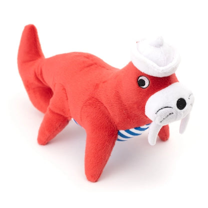 Nautical Walrus Plush Dog Toy