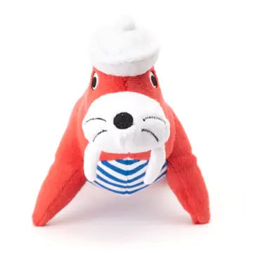 Nautical Walrus Plush Dog Toy