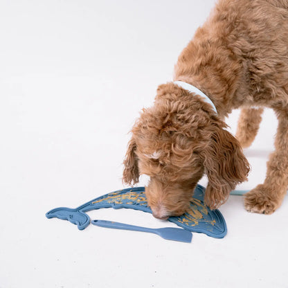 Blue Whale Enrichment Lick Mat Set