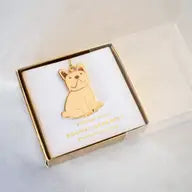 Everyday Olive French Bulldog Enamel Ornament