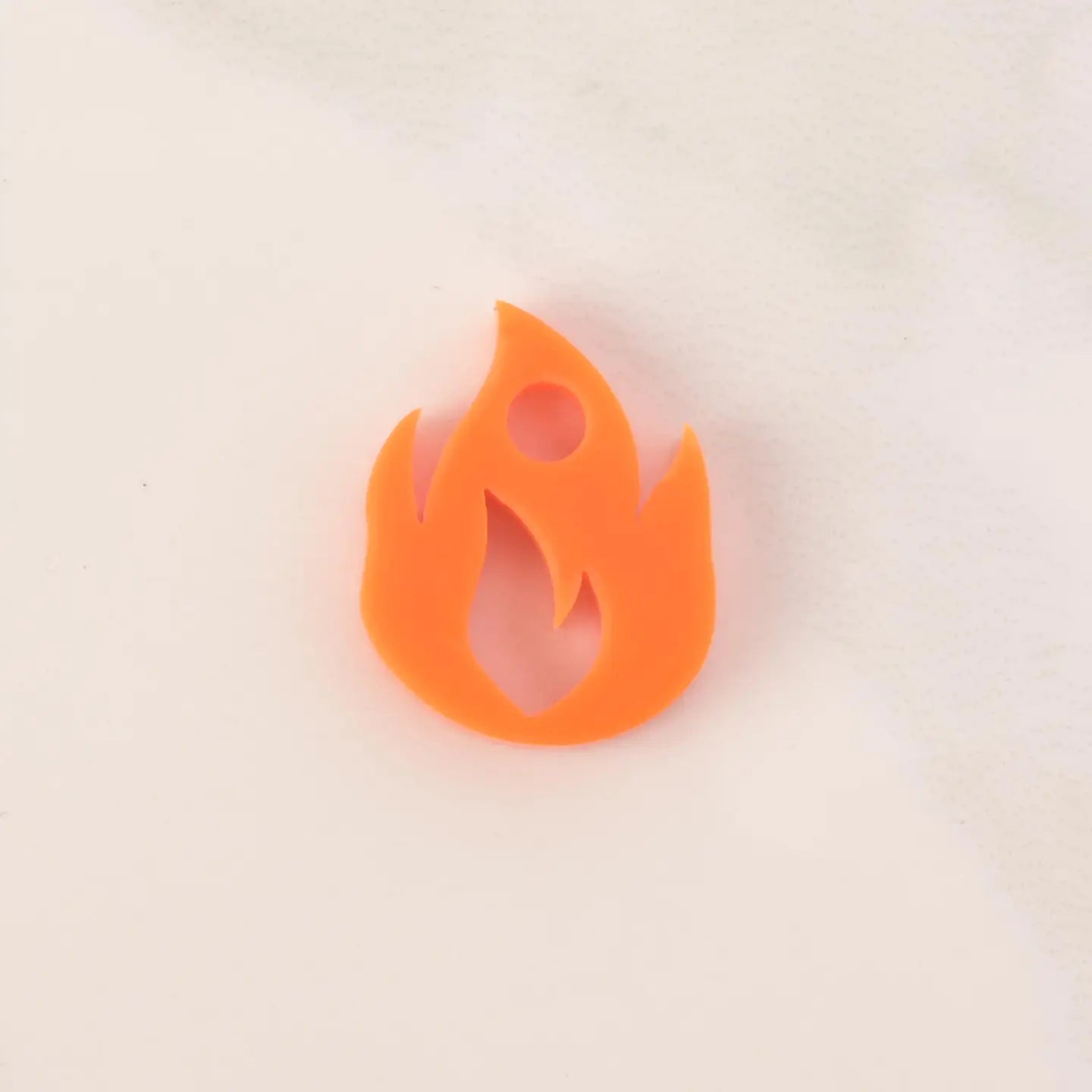 Tiny Flame Seasonal Acrylic Charm